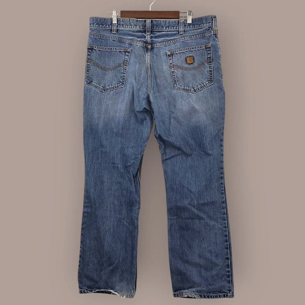 Carhartt Jeans Size 38 Series 1889 Relaxed Fit Straight Leg Blue Denim‎ 100613